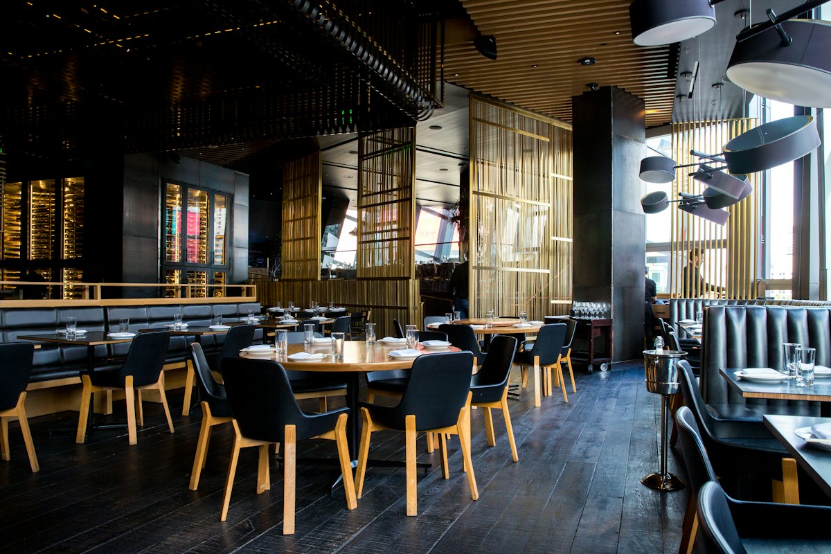 The Noir dining room