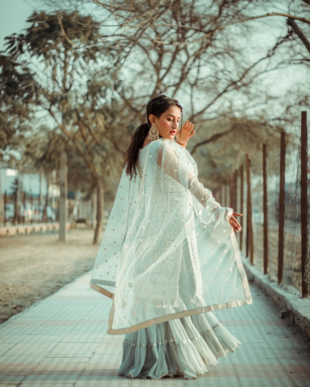 Chikankari Anarkali